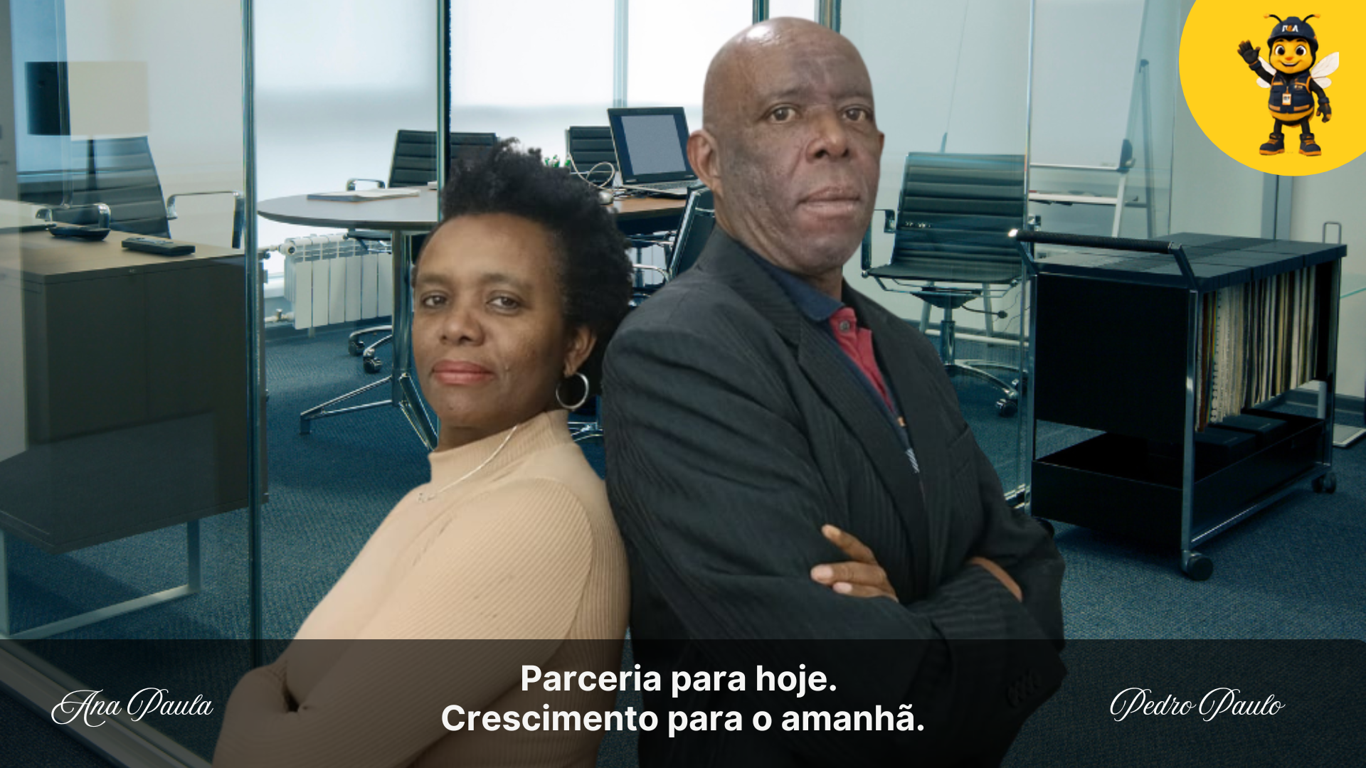 Mascote P&A Multiserv - Tecnologia e Organização